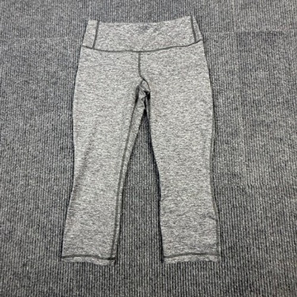 Patagonia Centered Crop Leggings Gray Space Dye Athletic Yoga Capris 21915 Small